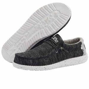 Hey Dude Men's Wally Stretch Meteorite NIB M 9 W10.5